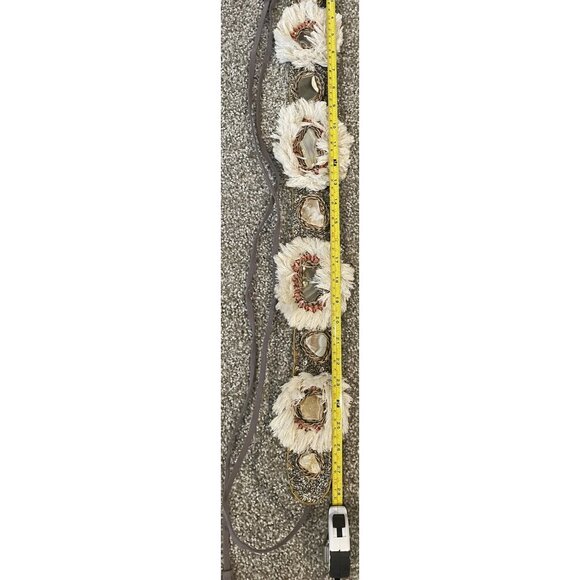 Belt--Handmade Stone, Beads & Braids Belt (?) 94” total length main image 7